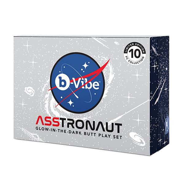 B-Vibe ASStronaut Glow-in-the-Dark Butt Play Set - Erotes.fr
