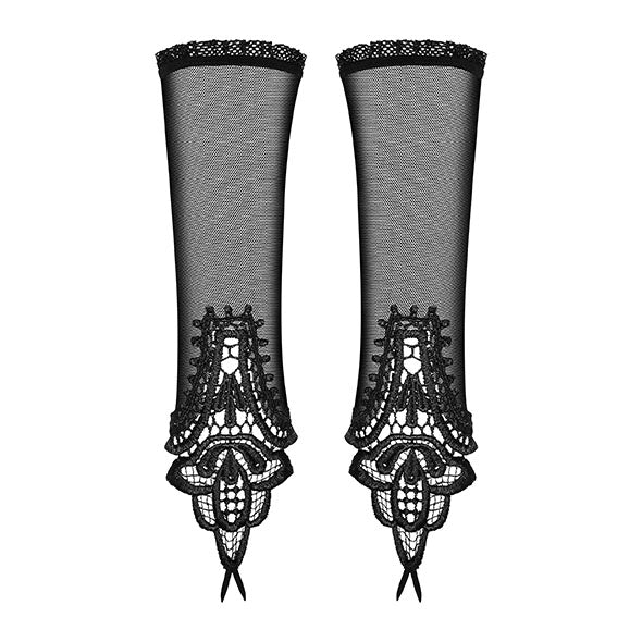 Obsessive Luiza Mittens Noir - Erotes.fr
