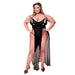 Baci 2pc Mesh Gown & G-string Set Queen