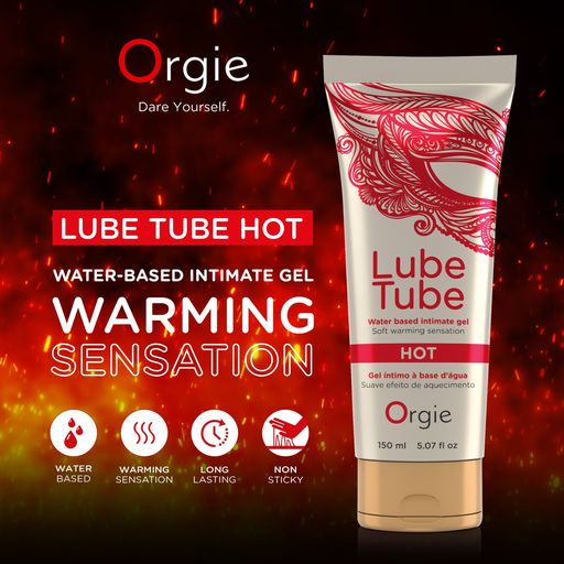 Orgie Lube Tube Hot 150 ml - Erotes.fr