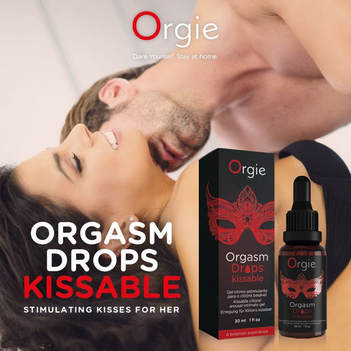 Orgie Orgasm Drops Excitation Clitoridienne Embrassable 30 ml - Erotes.fr