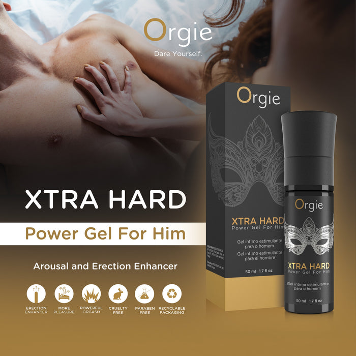 Orgie Xtra Hard Power Gel Pour Lui 30 ml - Erotes.fr