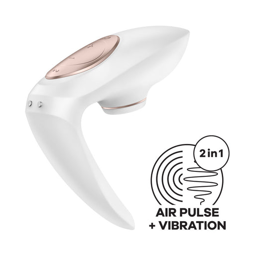 Satisfyer Pro 4 Vibromasseur à Pression d'air Pour Couples + Vibration - Erotes.fr