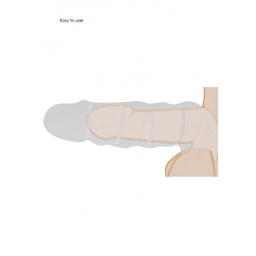RealRock Penis Sleeve Droit 17,8 cm - Erotes.fr