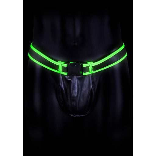 Ouch! Glow in the Dark Jockstrap met Gesp - L/XL